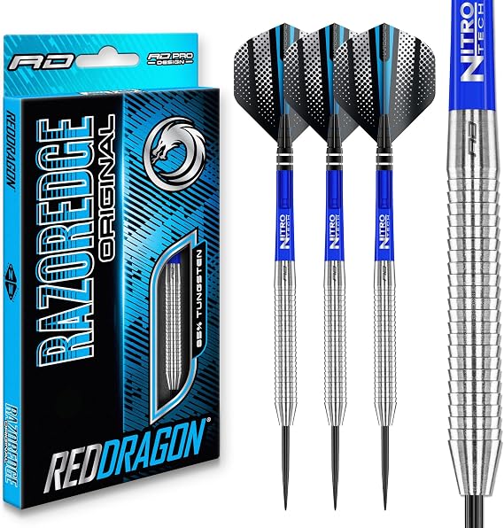 RED DRAGON Darts | Razor Edge Series | 85% Tungsten Darts Set | 20g-33g