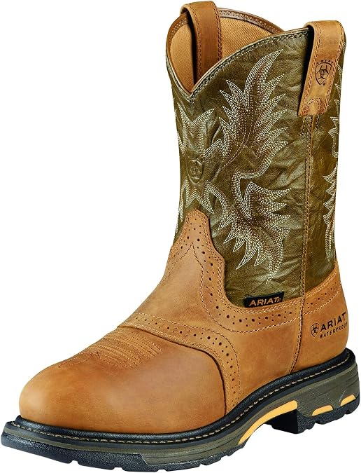 ARIAT Men's Groundbreaker Wide Square Toe Waterproof Work Boot