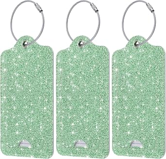 [3 Pack] Luggage Tags Travel Essentials Airplane & Cruise Essentials Ship - HOTCOOL for Suitcases Women & Men International Vacation Travel Accessories Must Haves Gifts Deals
