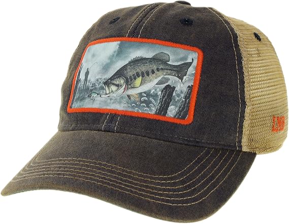Large Mouth Bass Trucker Hat - Legacy Old Favorite Trucker