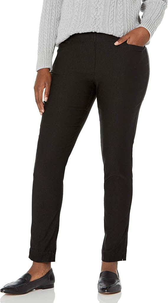 Pull-On Ankle Pant with Real Front and Back Pockets