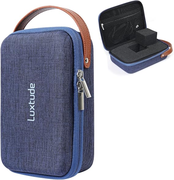 Luxtude Hard EVA Case with Foam, Hard EVA Shockproof Camera Organizer Case