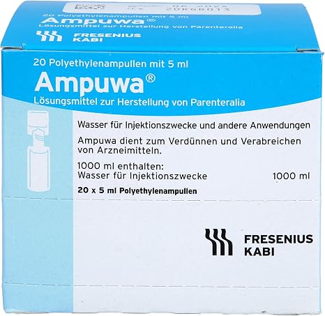 Ampuwa Plastikamp. Injection / Infusion Solution 20 x 5 ml