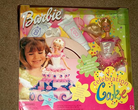 Mattel Barbie Celebration Cake 1999 Doll
