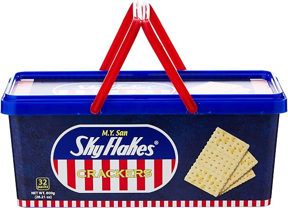 M.Y. San Skyflakes Cracker in Plastic Pail 800 g