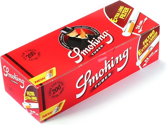 Smoking Extra Long Filter Tubes (Pack of 200)