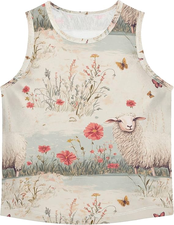 Children Athletic Tank Tops Quick-Dry Boys Summer Sleeveless Top Sports Outdoor Breathable Outfit 3-15T