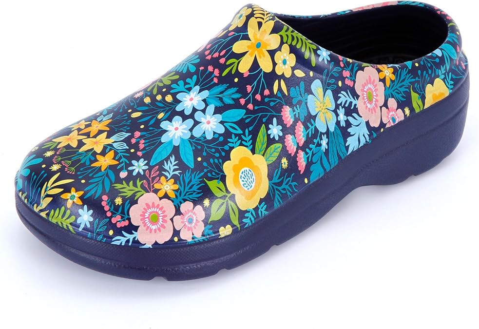 totes Women's Everywear Lightweight Waterproof Bailey Garden Clog