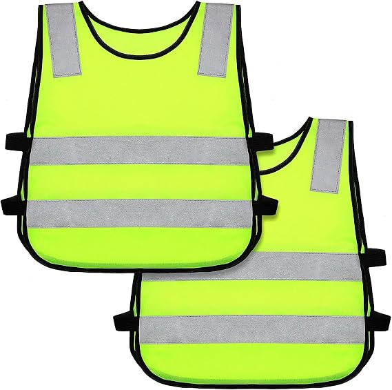 Geyoga Kids Safety Vests Bulk, Reflective, Construction