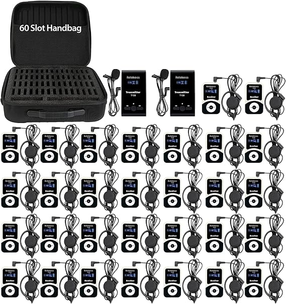 Retekess T130 Wireless Tour Guide Voice System, Translation Device