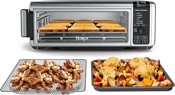 Ninja Digital Air Fry Countertop Oven, 8-in-1, XL, Silver, SP101