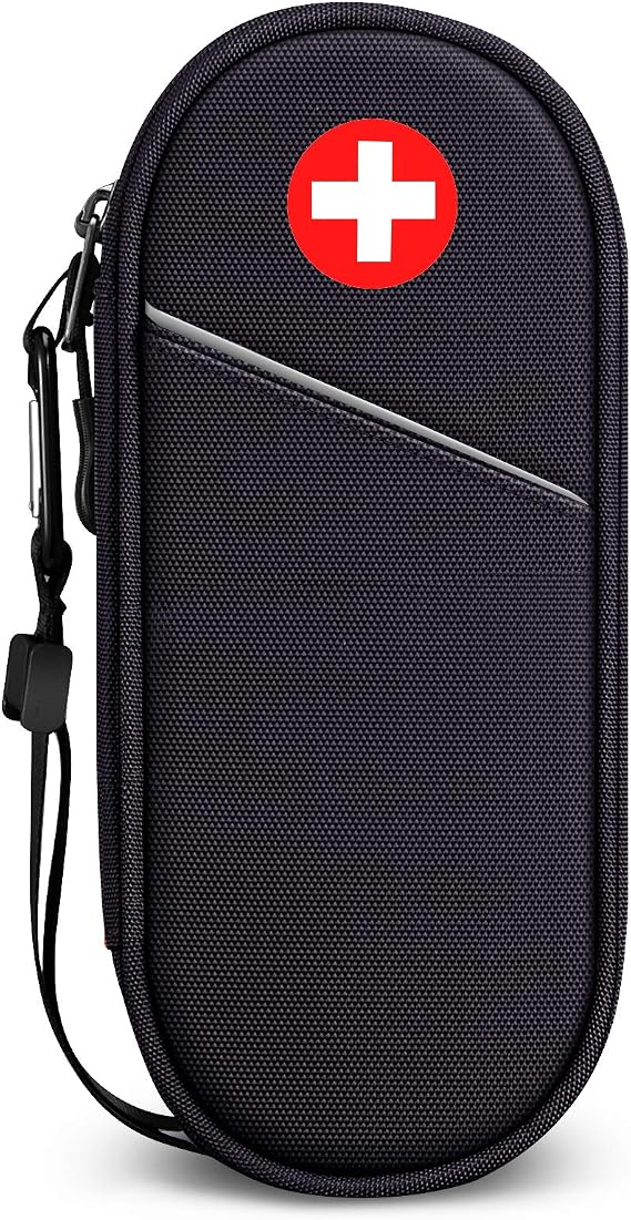 SITHON EpiPen Medical Carrying Case Insulated Medication Organizer Bag