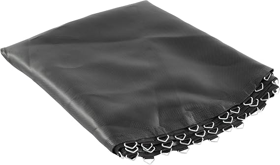 Machrus Upper Bounce Trampoline Replacement Mat 7.5FT 8FT 10FT 11FT 12FT 13FT 14FT 15FT 16FT with V-Rings - UV & Water Resistant (72 V-Rings for 7" Springs, 10 ft)