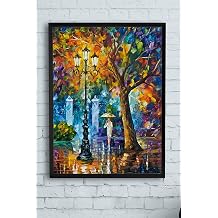 Postermanya (pster13903) Yalnız Kadın Sanatsal Çerçeveli Tablo (21x30cm)