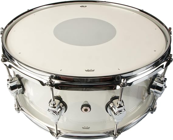 DW Design Series Acrylic Snare Drum - 6 inches x 14 inches, Clear