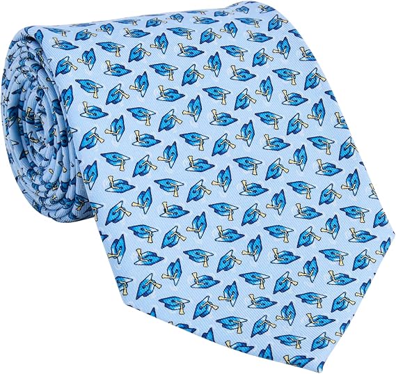 vineyard vines トスグラッドキャッププリントタイ、ジェイクブルー、58