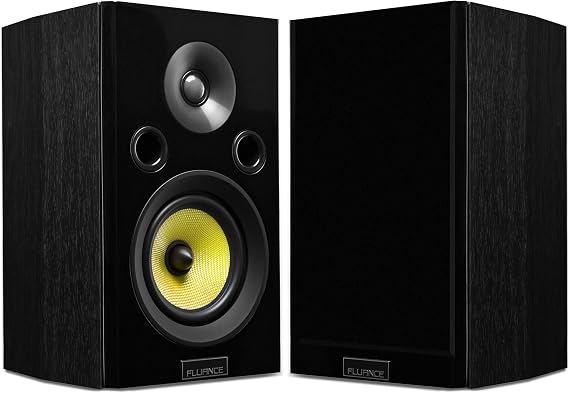 Fluance Signature HiFi 2-Way Bookshelf Surround Sound Speakers for Home Theater and Music Systems HFS 141 Parallel Import