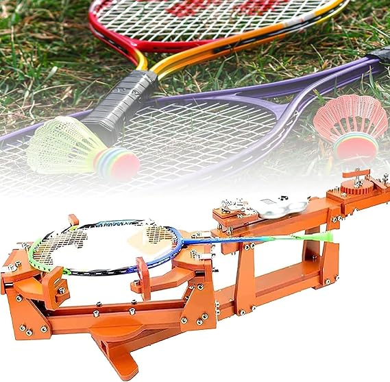 Badminton Racket Stringing Machine, Badminton Racket String Machine,6-Point Fixed 60lb Winch Type Badminton String Machine