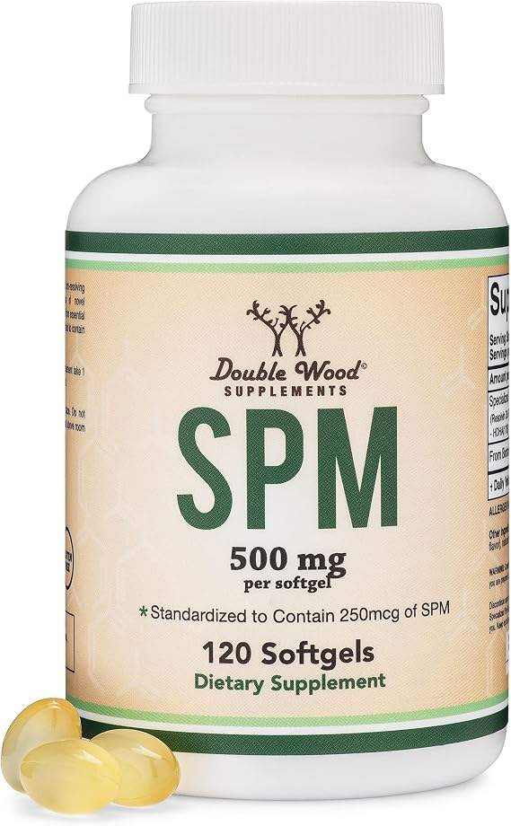 SPM Max 250mcg Active SPMs, Joint + Pain Support, 120 Softgels
