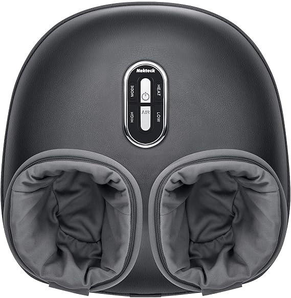 Nekteck Foot Massager with Heat: 3 Modes Deep Kneading Therapy