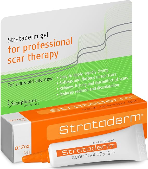 Strataderm Scar Therapy Gel for Surgery, Burns & Acne Scars 5g (0.17oz)