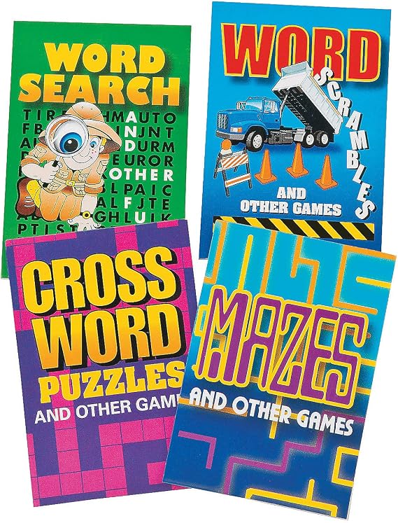 Assorted Mini Activity Pads - 72 Count, Fun & Engaging Activity Books - Perfect For School, Party Favors & Rewards