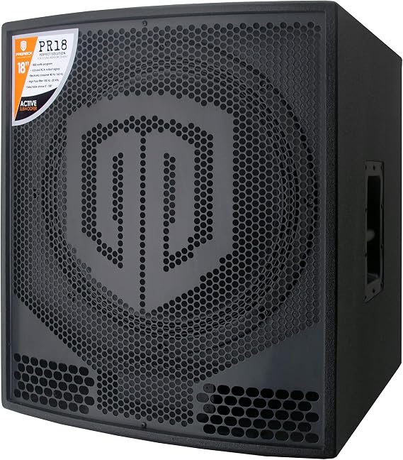 18 inch 2200W P.M.P.O Active Powered PA DJ Subwoofer Cabinet