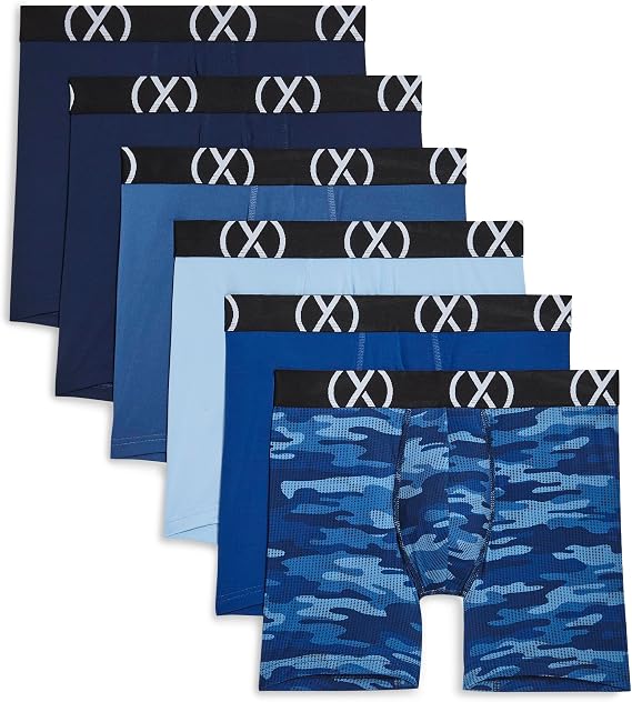 2(X) IST Men's (X) Sport 6-pack Boxer Brief