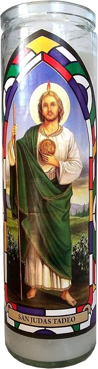 San Judas Tadeo (St. Jude Thaddeus) Devotional Candle