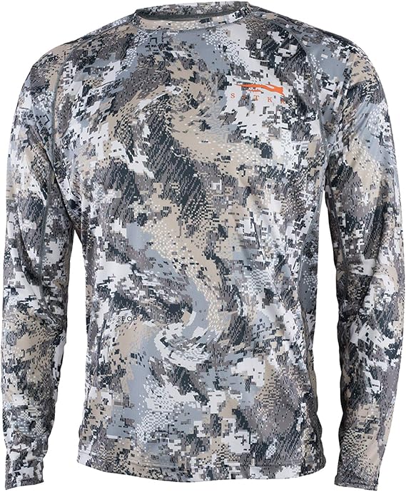 SITKA Core Lightweight Crew Long Sleeve - Lightweight Base Layer Hunting Shirt for Men