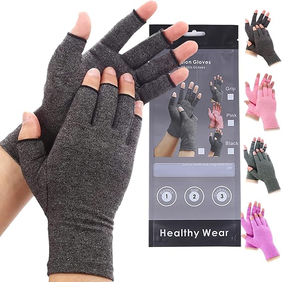 Premium Bamboo Gloves, Compression Bamboo Arthritis Gloves, Bamboo Compression Gloves for Women, Men