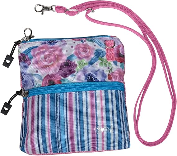 Glove It Glove It Golf Zip Bag - Crossbody Organizer with 2 Pockets, 24 in Detachable Strap, Lightweight Womens Golf Accessory Bag