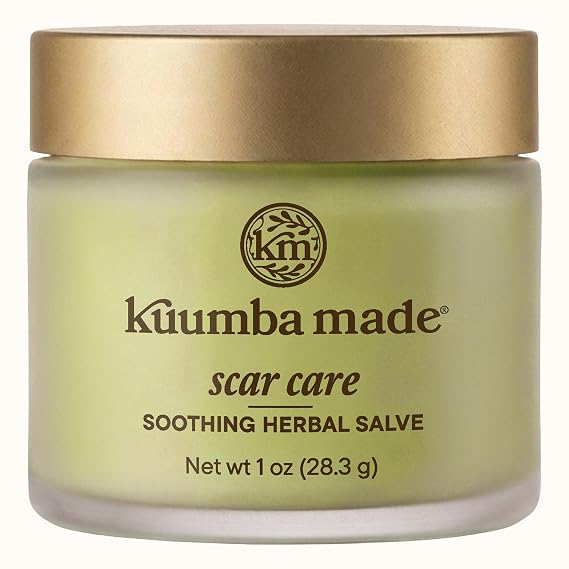 Kuumba Made Scar Care Salve, Herbal Balm with Comfrey & Calendula, 1 Oz