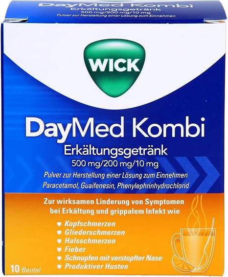 Wick DayMed Kombi Erkältungsgetränk Pulver 10 St. Beutel