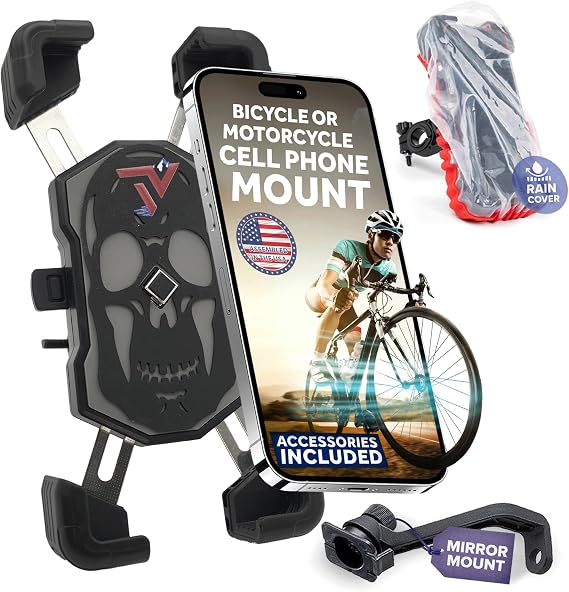 Terminal Velocity Sport Handlebar Phone Mount Motorcycle Bicycle Scooter/Fast Strong Cell Phone Holder