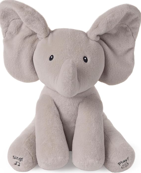 GUND Baby Flappy Elephant 12-Inch Interactive Animated Musical Baby Toy