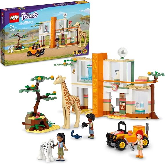 LEGO Friends 41717 Mia's Wildlife Rescue, Toy Blocks, Present, Animals, Rescue, Girls, Ages 7 and Up