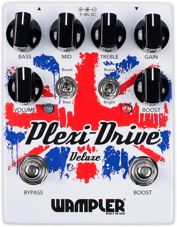Wampler Plexi-Drive Deluxe Distortion and Overdrive Guitar Effects Pedal