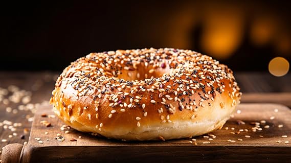 Fresh New York Everything Mini Bagel by RawJoy | Delicious Fresh Everything, Pack of 12
