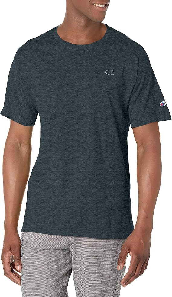 ChampionLife Men's T-Shirt, Granite Heather-C Logo, 3XL Tall