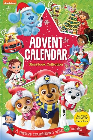 Nickelodeon: Storybook Collection Advent Calendar: A Festive Countdown with 24 Books