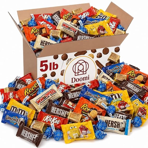 Assorted Chocolate Candy Variety Pack - Assorted Bulk Chocolate Mix - Individually Wrapped Party Chocolate Assortment - Chocolate For Every Occasion More Than 5 Pounds