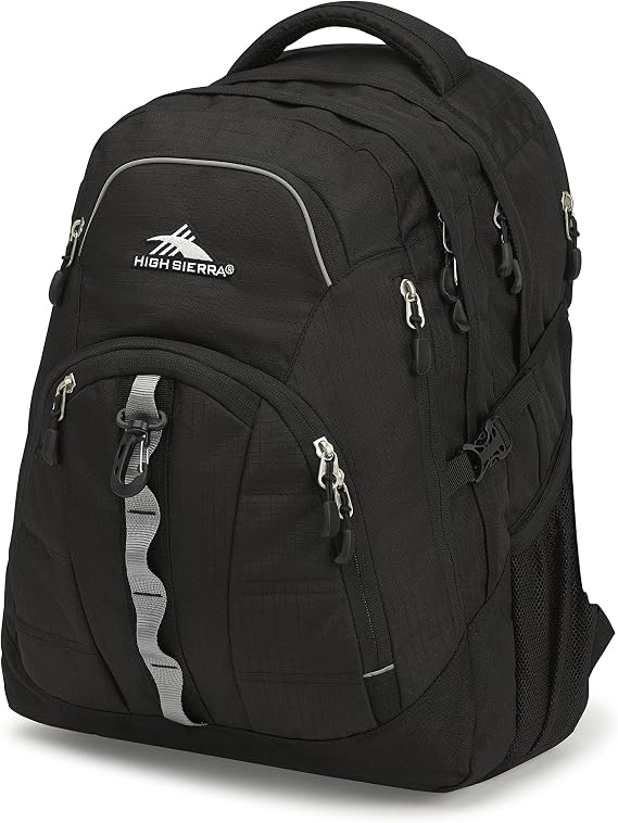 High Sierra Access 2.0 Laptop Backpack, Black, One Size