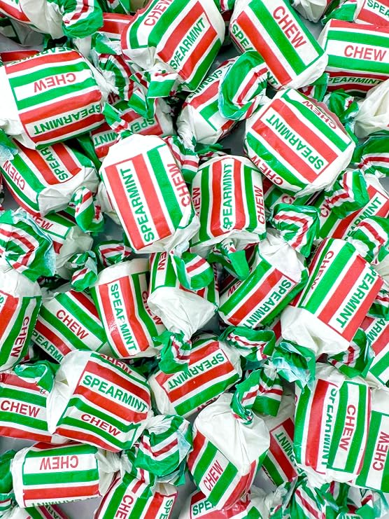 Berrymans Spearmint Chews Sweets - 500 Gram Bulk Bag - 500g - Assorted Sweet Pick and Mix for Parties, Gifts, and Sharing.