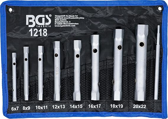BGS 1218 | Box Spanner Set | 6 x 7 - 20 x 22 mm | 9 pcs.