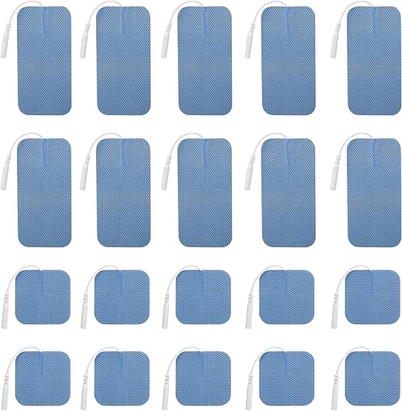 Electrode Pads for TENS/EMS Machines 2mm Pin Connector Square Electrode