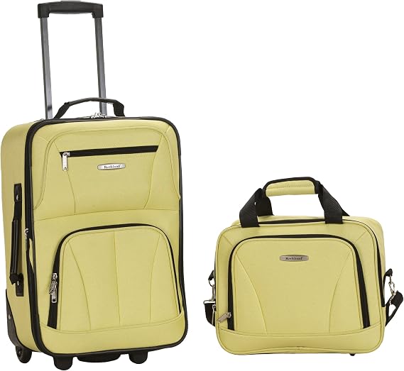 Rockland Fashionable Softside Luggage Set