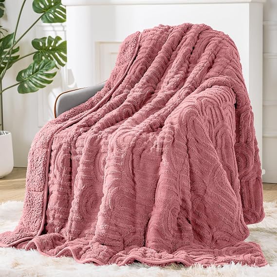 Sherpa Fleece Weighted Blanket for Adults, Dual Sided Soft, 48"x72" 15lbs