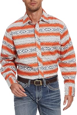 FR Shirts for Men Light Weight 6.5oz Flame Resistant Shirts Underarm Back Mesh Ventilation Printed Plaid Shirts Summer