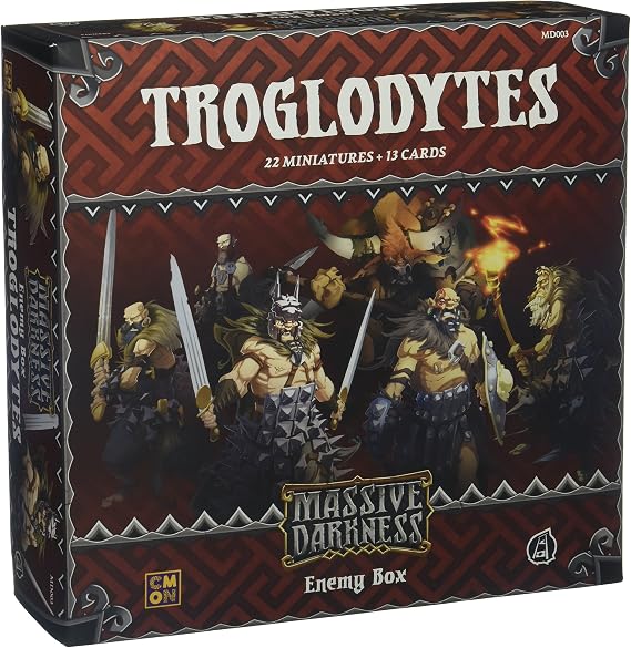 CMON MD003 Massive Darkness: Enemy Box: Troglodytes Board Games